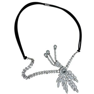 Elegant Silver Crystal Hair Accessory